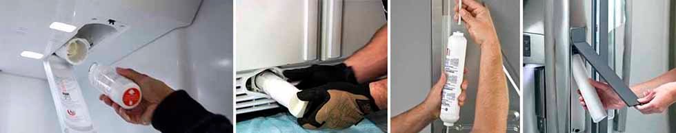 Troca de filtro de água para refrigeradores GE, GE Profile e GE Monogram